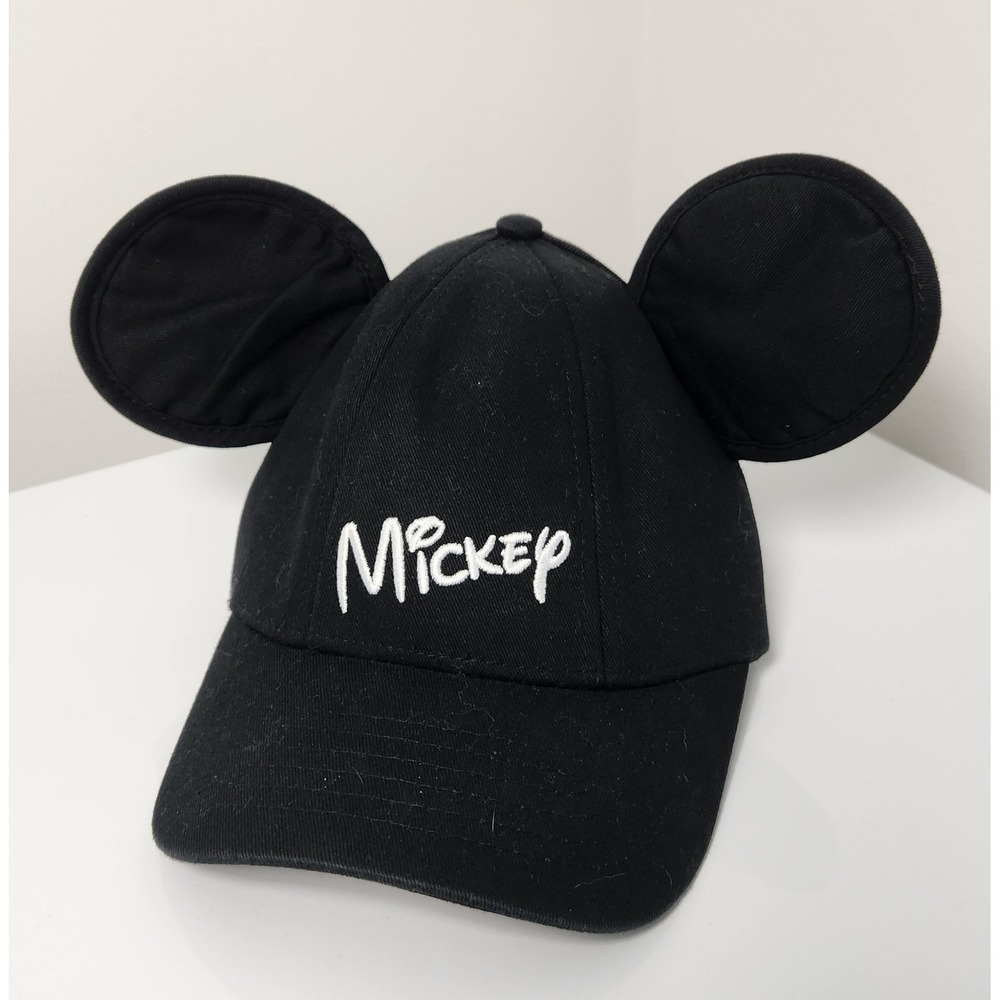 Disney‎ Mickey Mouse Ears Baseball Cap Youth Kids Adjustable Snapback Hat Cotton